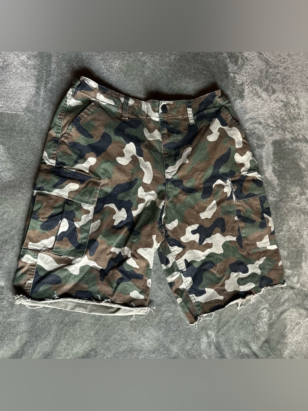 Kbb by Kahlana Camo Cargo Shorts - Green, Brown, Black